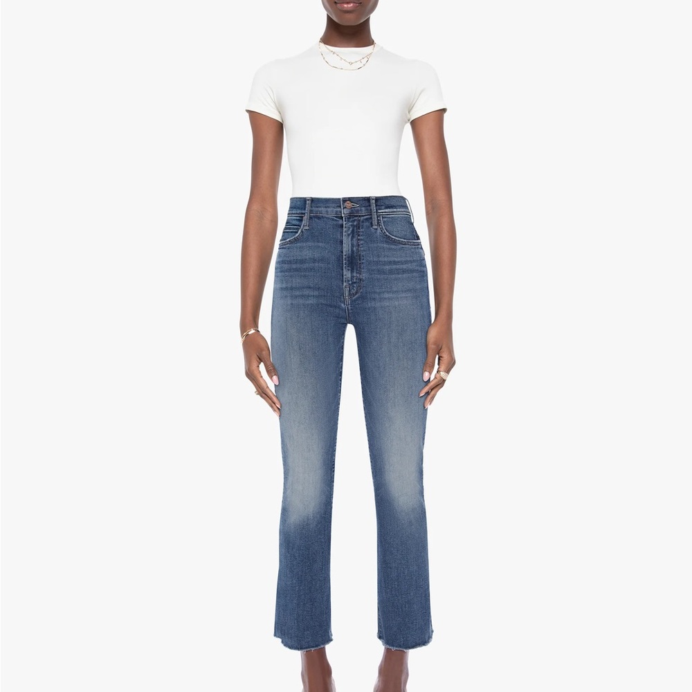 Mother Denim The Hustler Ankle Fray